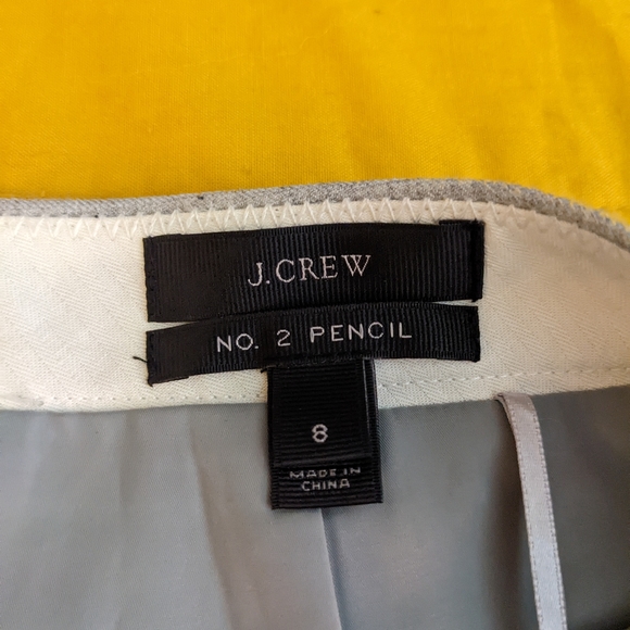 J. Crew No. 2 Pencil Skirt 100% Wool EUC - Picture 4 of 4